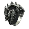 Less MOQ multi claws ring settings without stones for men thai silver ring prong setting jewelry ring blank
