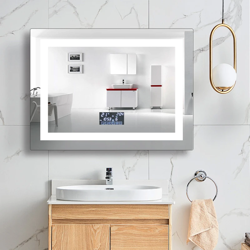 

Guangdong Cheap Modern Bathroom Decorative Wall Mirror With Led Lights