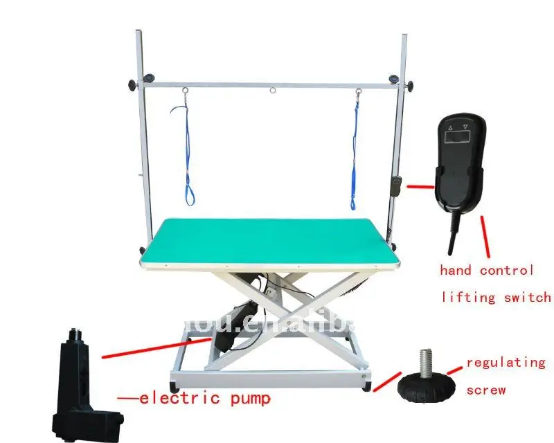 N103 Electric Lifting Pet Table Foot Control X Shape Dog Grooming