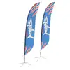 economical removable aluminum advertising banner flag for outdoor events with good quality