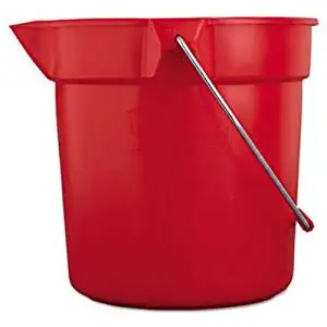 RCP2963GRA - Rubbermaid-Gray Brute Plastic 10 Quart Round Bucket