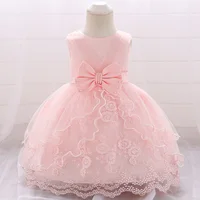 

Baby Christening Gowns Children's Clothes Small Kids First Birthday Communion Floral Baby Dress L1869XZ