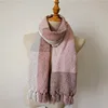2018 100%polyester best-selling fashion plaid chenille scarf