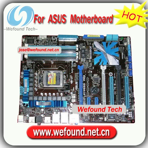 ASUS P7P55D PRO motherboard Socket 1156 DDR3 Intel P55 100% working