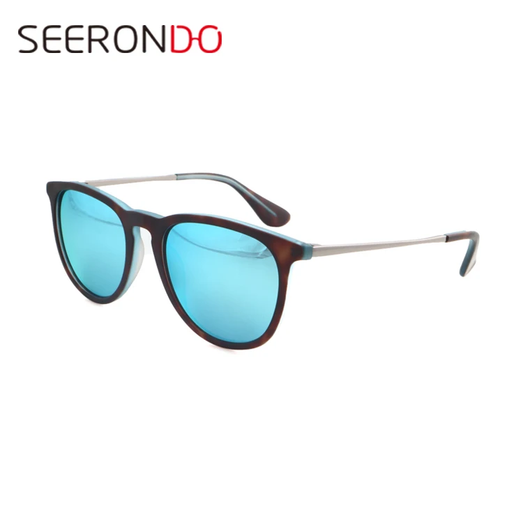 

UV400 Custom Branded Sunglasses Acetate Full Rim Round Unisex Sunglasses