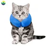 LC Cat Cone Collar, Protective Inflatable Collar for Dogs and Cats - Pet Recovery Collar Does Not Block Vision E-Collar (Large)