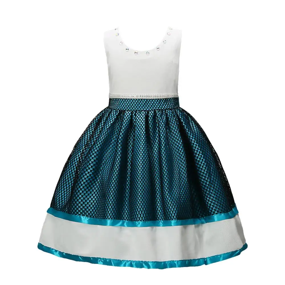 

Korean style girl's Birthday Dress for 8 years bead Design Princess's Evening Dress Family purple kid frocks, N/a