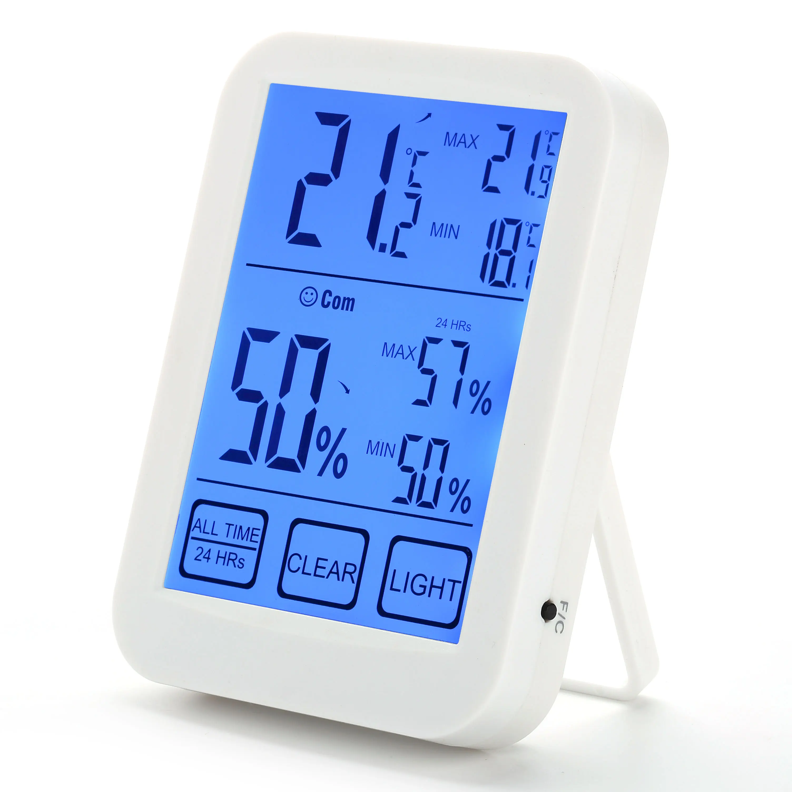 

Free Shipping Promotional gift Wholesale LCD Digital Household Indoor instant read Thermometer Hygrometer cultivate temperature