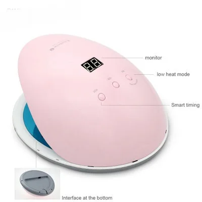 

Hot sale uv led nail lamp korea uv 30k led nail gel lamp rechargeable