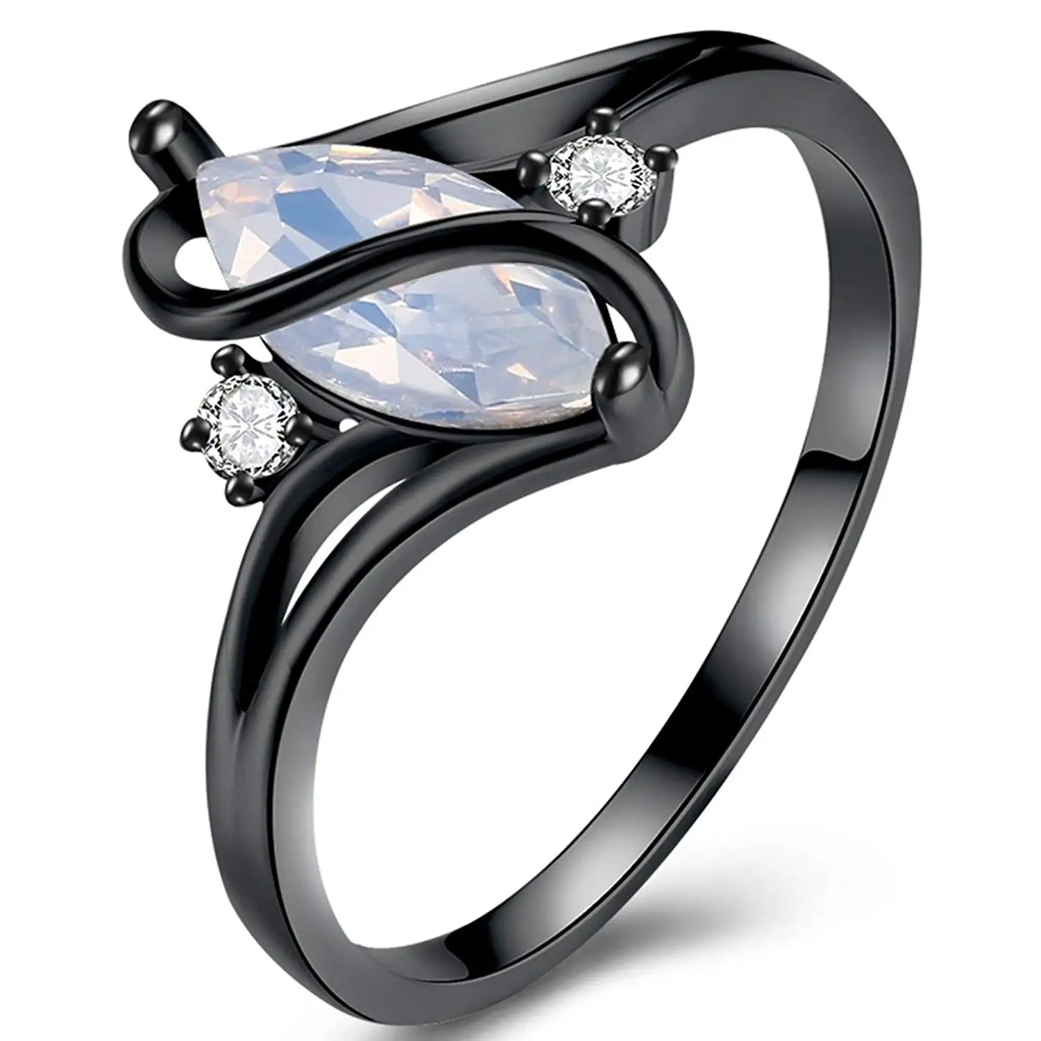 Price One Pc Gnzoe Men Wedding Ring Band Silver Plated Rings Round Cut Cubic Zirconia Ring 6//5MM