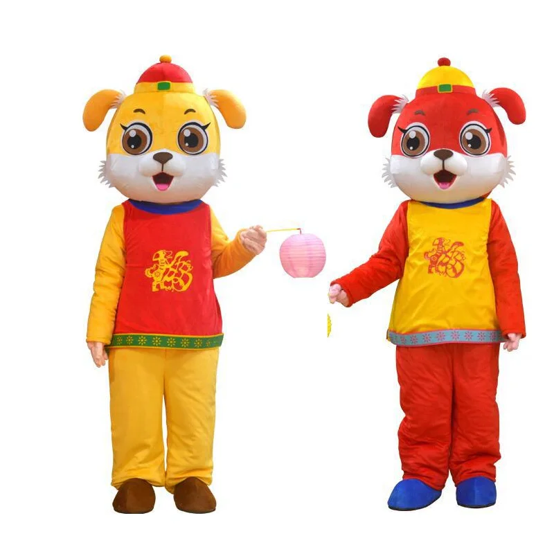 
High quality fashion design oem cheap character cute plush promotion advertising cartoon animal mascots costumes 