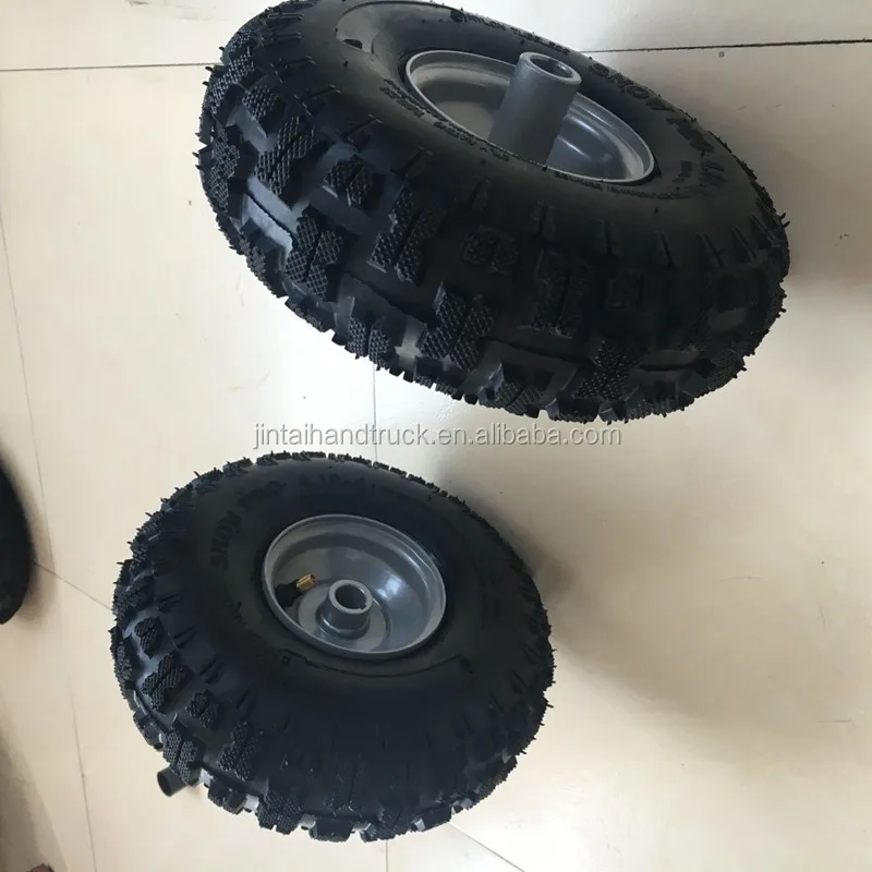 4.104 Rubber Wheel For Walking Mini Snow Blower/thrower Trailer Dolly