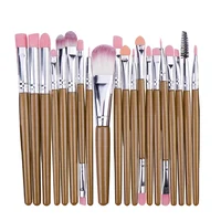 

Banfi 20pcs fashion Cosmetic synthetic hair makeup brush multi-color plastic handle makeup brush for face and eyes eyeshadow