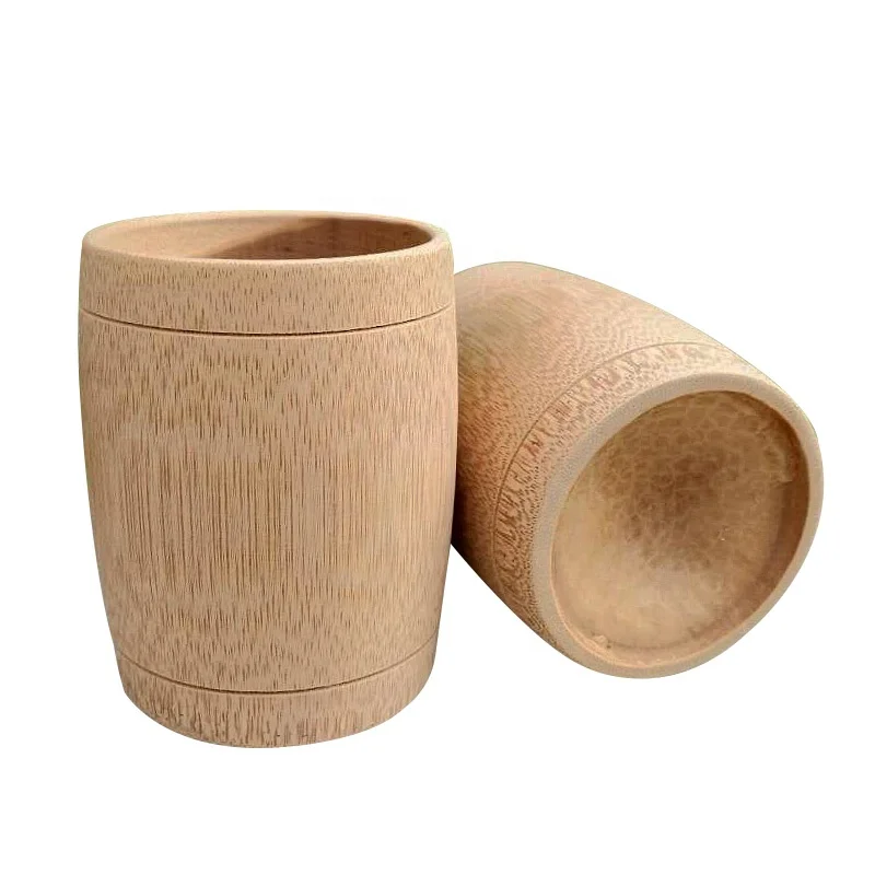 

100% good quality wholesale Eco-Friendly Natural Wooden Beer charcoal Mug Drinking Cup