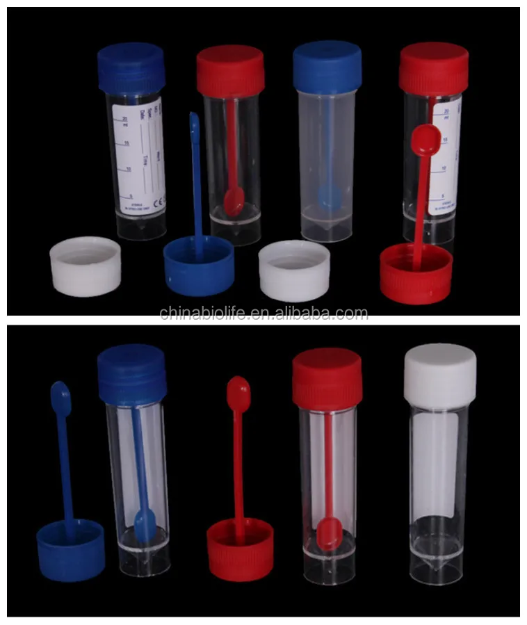 Plastic Disposal Specimen Container,Medical Urine And Stool Sample
