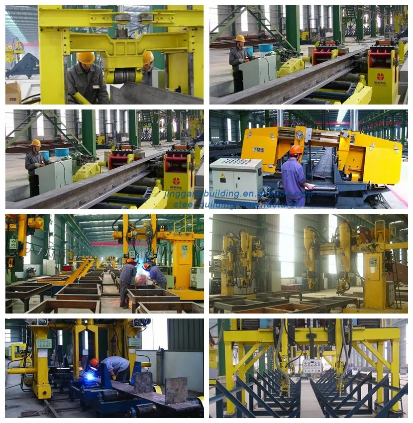 Prefab Two Story Steel Structure Building Workshop Warehouse