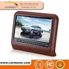 2016 best selling 9 inch headrest mount activer dvd player play video game online free