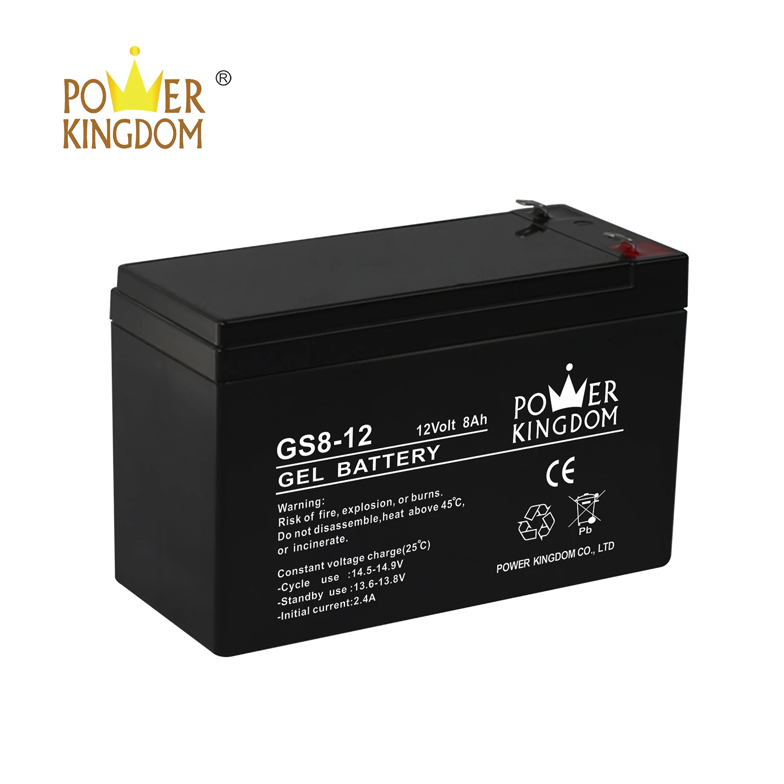 Power Kingdom sealed lead calcium battery Suppliers medical equipment