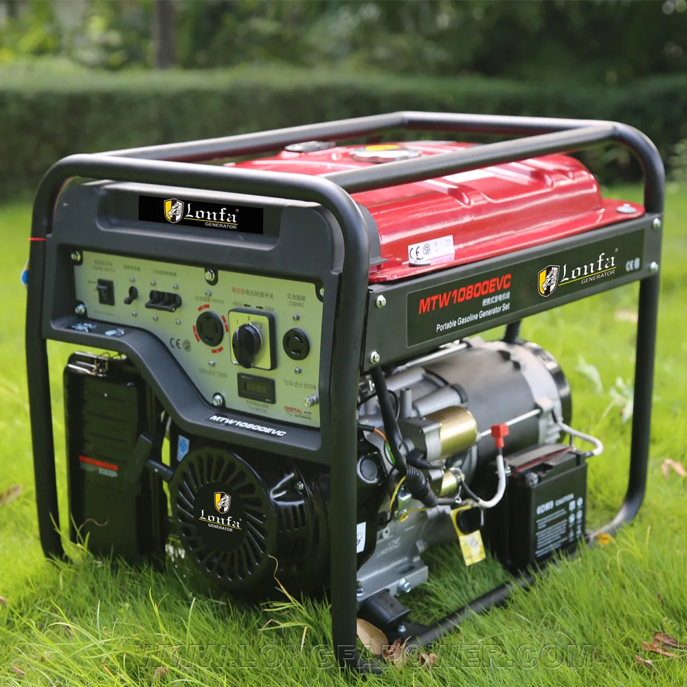 
Lonfa 3000 5000 Watt Portable Electric Gasoline Generator 