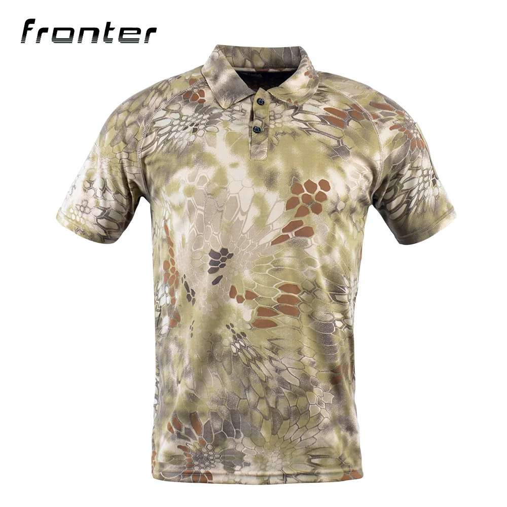 

Custom Camo Men T Shirt Military Mens Polo Shirt, Army green camo