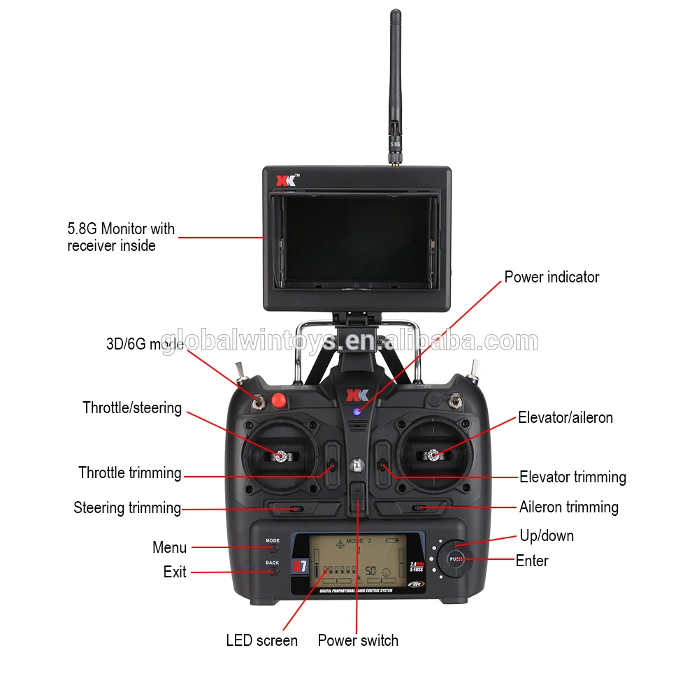 Wltoys Xk A1200 3d6g Epo Material Jet Rc Model Jet Airplane Rc Remote