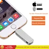 Hot selling customized logo OTG USB Flash Drive 8gb 16gb 32gb 64gb metal U stick for iphone/computer