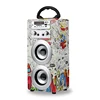 New products decal custom logo trolley wireless boombox music subwoofer active portable speaker bluetooth