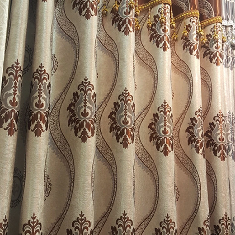 Jacquard Verduisterende Extra Lange Douchegordijn Dubbelzijdig ... Jacquard Verduisterende Extra Lange Douchegordijn Dubbelzijdig ...
