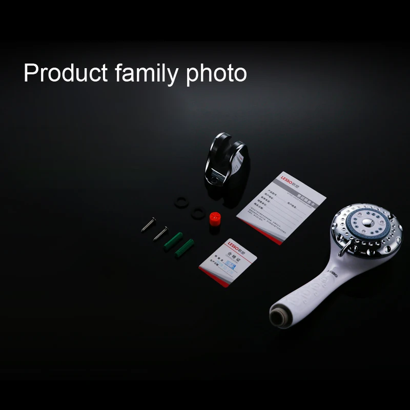 WP06512 moisture proof and water saving medium pressure rainfall hand held shower head