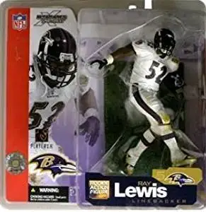 McFarlane Toys NFL Sports Picks Series 5 Action Figure Ray Lewis (Baltimore Ravens) White Jersey