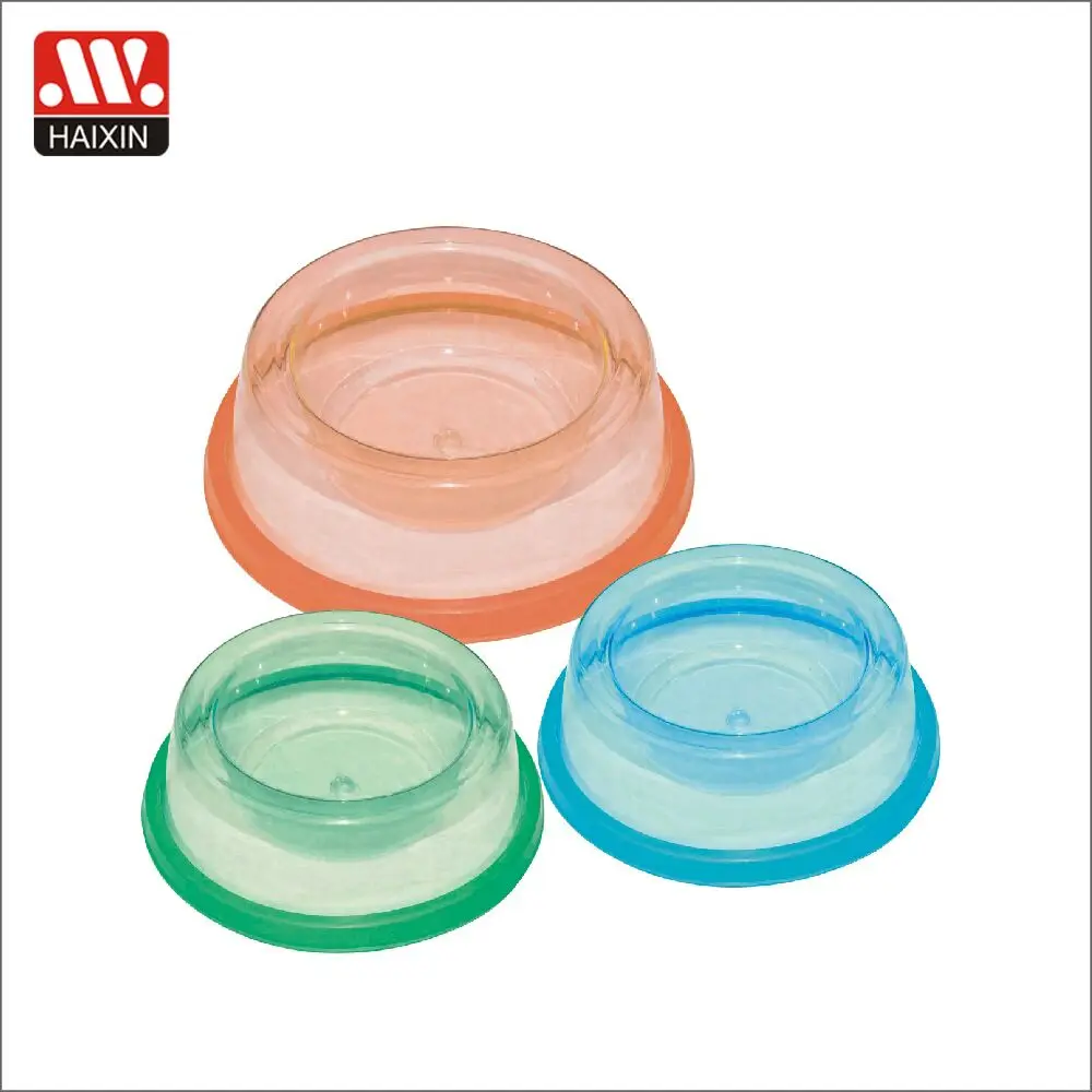 haixing factory direct Portable Puppy Dog Bowl Pet Slow Feeding Bowl with Hook Environment-friendly Pet Water Feeder dog bowl