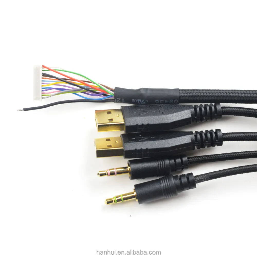 
Unique factory direct sale high quality usb to 4, 5, 6 pin to 3.5mm jack cable 