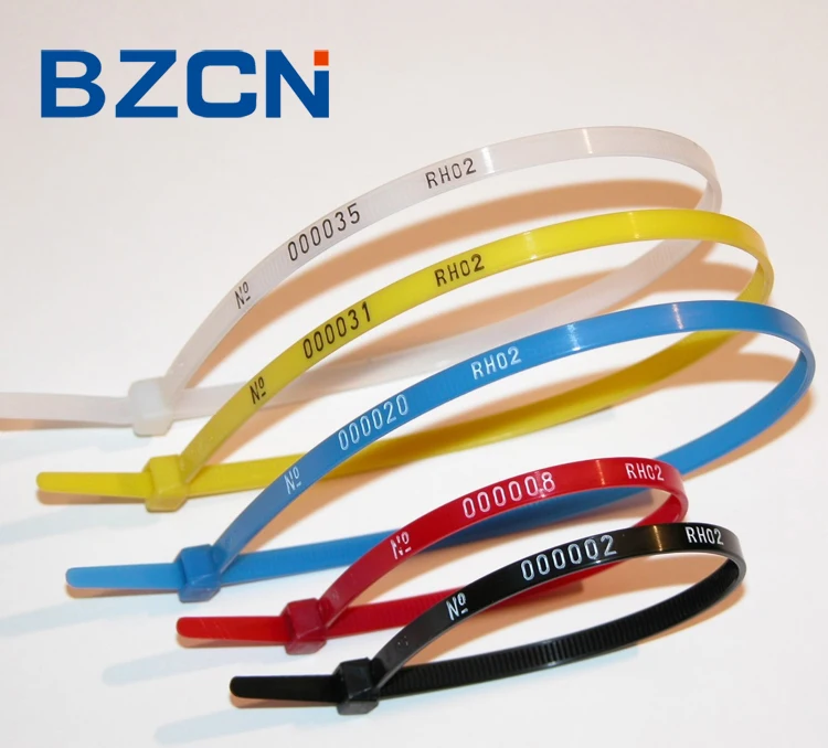 Colorful Custom Color Cable Wire Tie High Temperature Resistance Acid