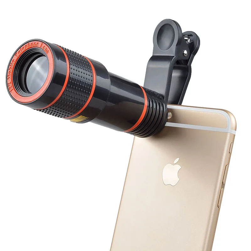 

mobile photographic equipment camera Lens 12x Zoom telescope telephoto lenses for ISO and android phone