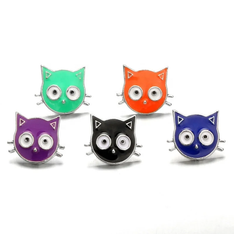 

Wholesale Custom Fashion Decorative Prong  Metal Prong Snap Button for Jewelry, White;pink;blue or customized