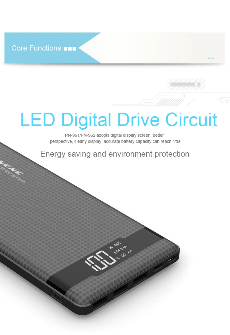 High-energy promotional Slim thin quick charge 10000mah power bank - ANKUX.COM