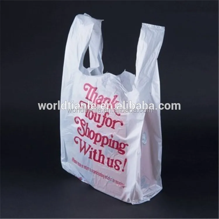 Cheap Custom Printing Plastic Large Tshirts Carryout Bags Buy