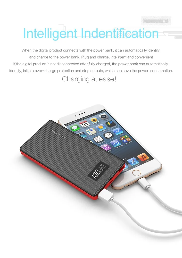 Factory Original Pineng Easy Carry Universal 10000mah Power Bank