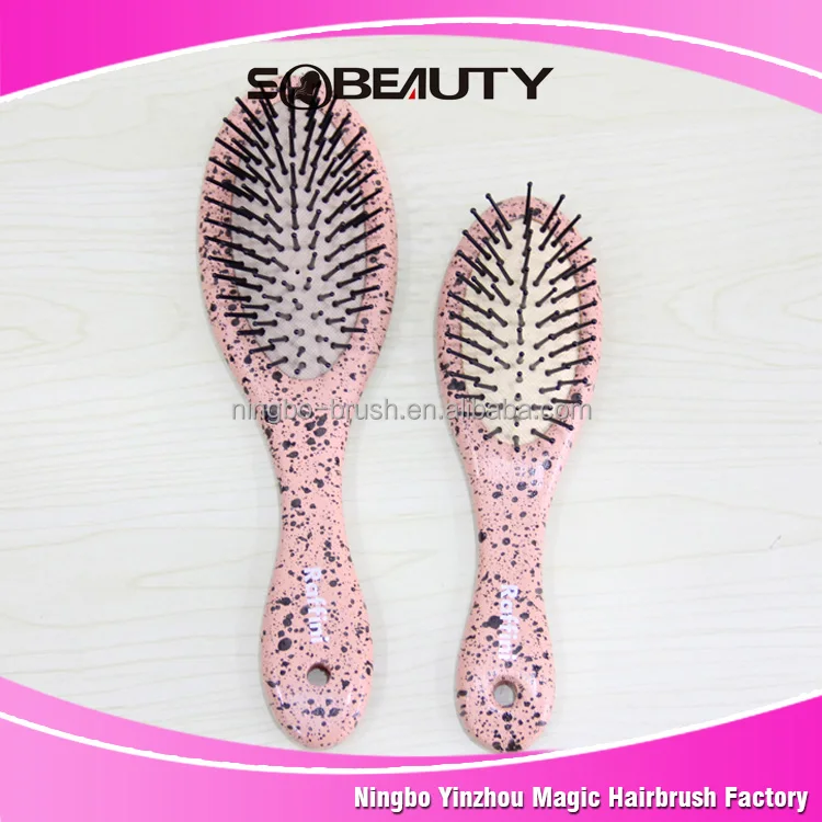 Professional Plastic Wooden Paint Plastic Hair Brush Water Transfer