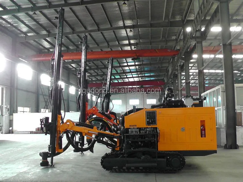 Kt7 Monolithic Hard Rock Drilling Machine With Compressor /air