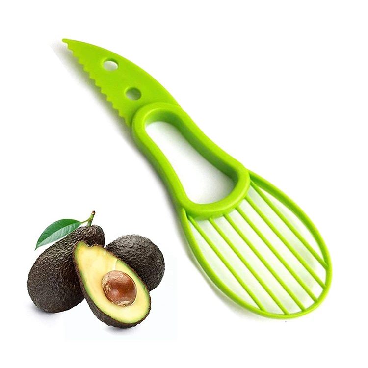 

Multi-function Avocado Slicer Tool avocado corer slicer avocado cutter, Green