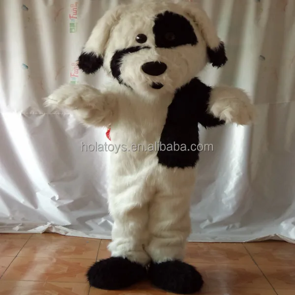 Hola Black And White Realistic Animal Costumes/dog Costume - Buy Animal  Costumes,Dog Mascot Costume,Mascot Costume Product on 