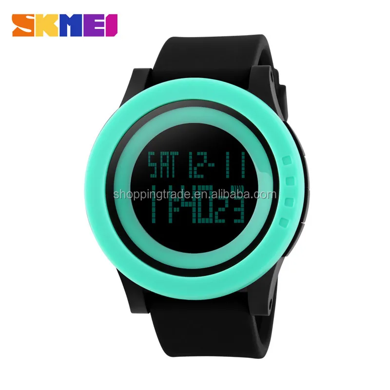 

Skmei Brands Wholesale Factory Lowest Jelly Led Waterproof Watch, 8 colors