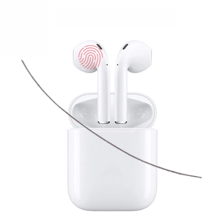 

new product 2019 i7 i9s i10 headphone wireless bluetooth 5.0 stereo mi earphone i11 i12 mini portable ear noise isolation, White