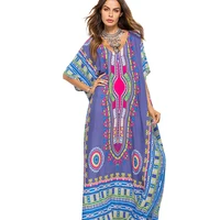 

Lover Beauty Boho Printed Casual Fashion African Print Dress Girl Summer Dress Women Bohemian Clothes