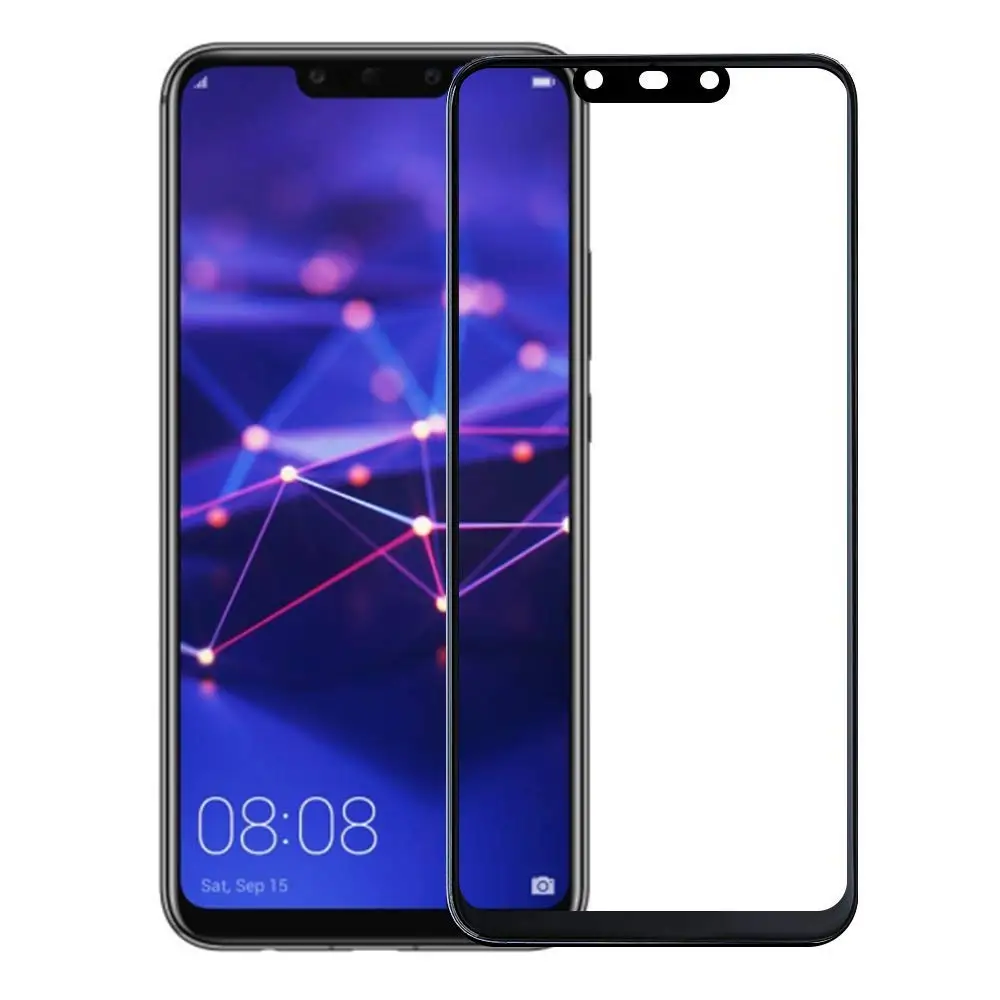 

Full Coverage Premium Tempered Glass 9H Hardness Bubble-Free Scratch Resistant Glass Screen Protector for Huawei Mate 20 Lite, Crystal clear