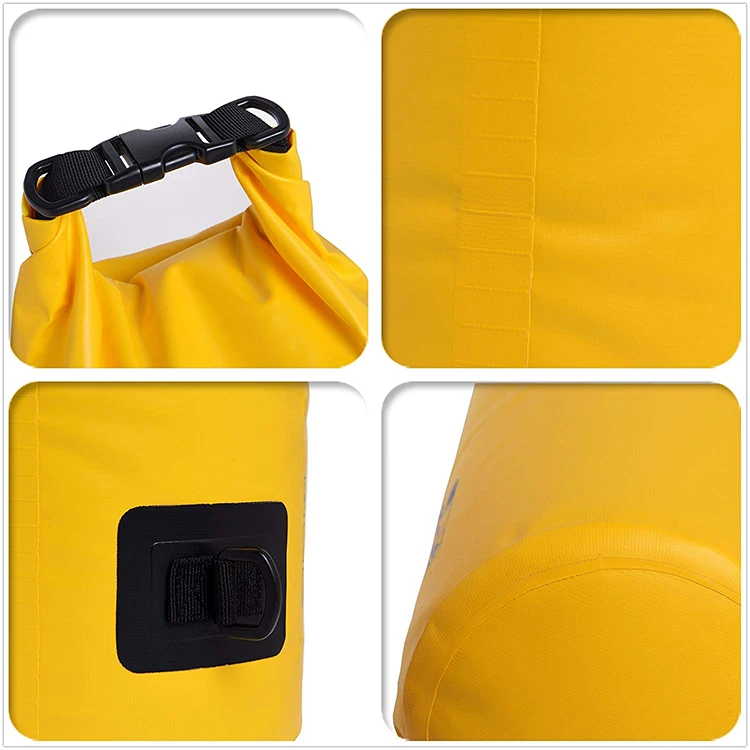 500D PVC tarpaulin custom logo dry bag 5L 10L 15L 20L 25L 30L waterproof dry bag