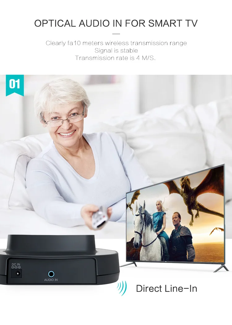 Tv Ear Listener Hearing Wireless Headphones For Watching Tv Buy