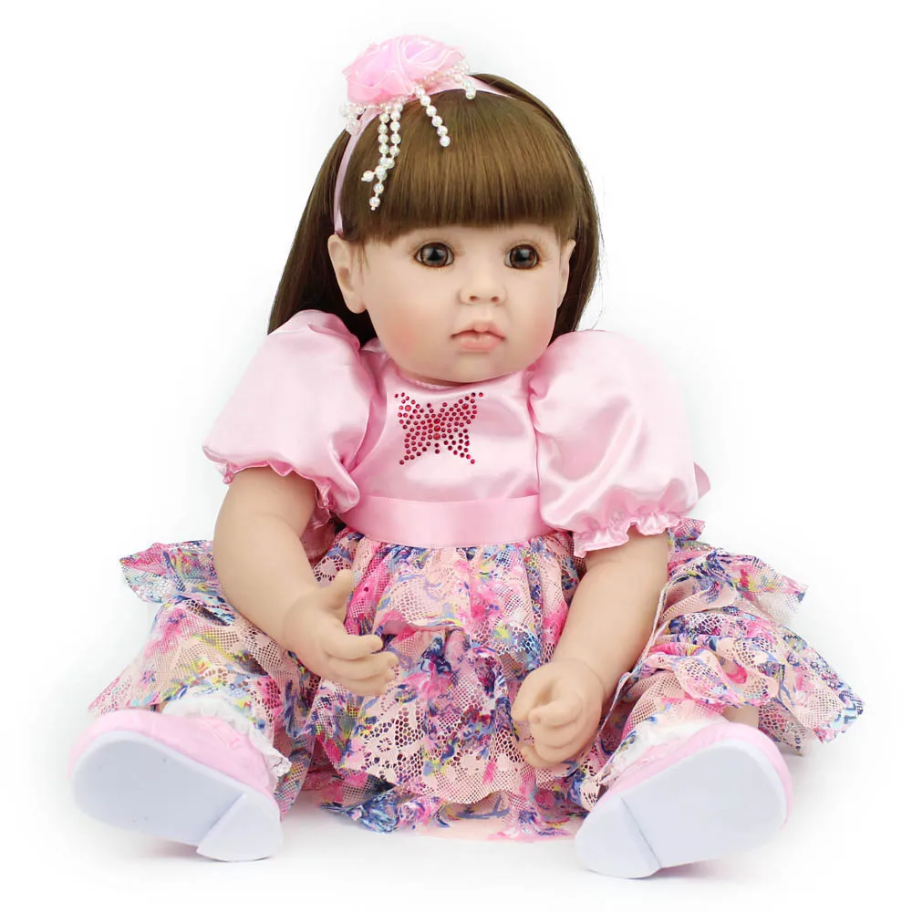 Intelligent Toy 20'' Soft Silicone Vinyl Reborn Dolls For Kids Doll ...