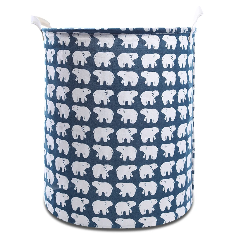

INS Style Washable Ebay Hot Sale Cartoon Kids Toy Storage Basket, Customized